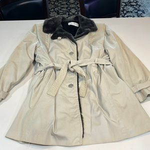 Vintage  Beau Brem fur lined Coat